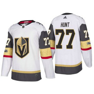 NHL Vegas Golden Knights 77 Brad Hunt White Adidas Men Jersey