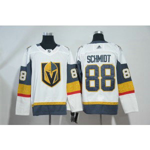 NHL Vegas Golden Knights 88 Nate Schmidt White Adidas Men Jersey