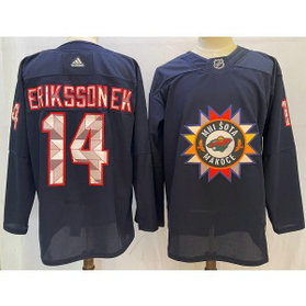 NHL Wild 14 Joel Eriksson 2022 New Adidas Men Jersey