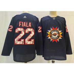 NHL Wild 22 Kevin Fiala 2020 New Adidas Men Jersey