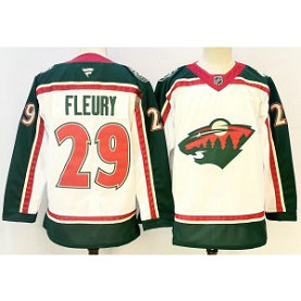 NHL Wild 29 Marc Andre Fleury White 2025 New Men Jersey