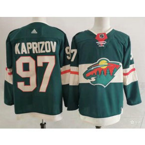 NHL Wild 97 Kirill Kaprizov Throwback Adidas Men Jersey