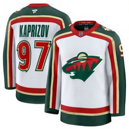 NHL Wild 97 Kirill Kaprizov White 25th Anniversary New Men Jersey