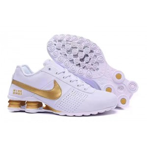 NIKE SHOX DELIVER 809 WHite Gold Shoes