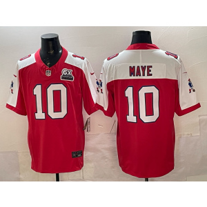 New England Patriots 10 Maye Thanksgiving Day 6X Champion F.U.S.E. Vapor Limited Men Jersey