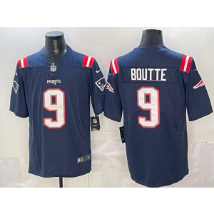 New England Patriots 9 Boutte Navy F.U.S.E. Vapor Limited Men Jersey