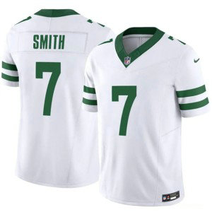 New York Jets 7 Geno Smith White F.U.S.E. Vapor Limited Men Jersey