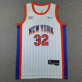 New York Knicks 32 Karl-Anthony Towns White Men Jersey