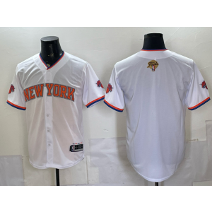 New York Knicks Blank White Finals Baseball Vapor Limited Men Jersey New York Knicks Blank White Finals Baseball Vapor Limited Men Jersey