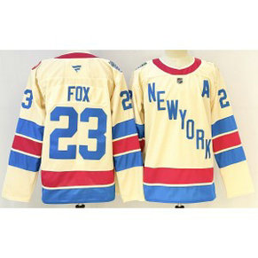 New York Rangers 23 Fox 2025 New Men Jersey