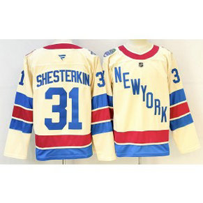 New York Rangers 31 Igor Shesterkin 2025 New Men Jersey
