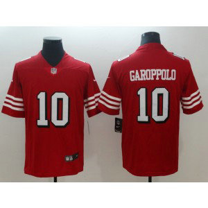 Nike 49ers 10 Jimmy Garoppolo Red 2018 Vapor Untouchable Limited Men Jersey