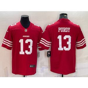 Nike 49ers 13 Brock Purdy Red 2022 New Vapor Untouchable Limited Men Jersey
