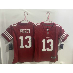 Nike 49ers 13 Brock Purdy Red Vapor Limited Youth Jersey