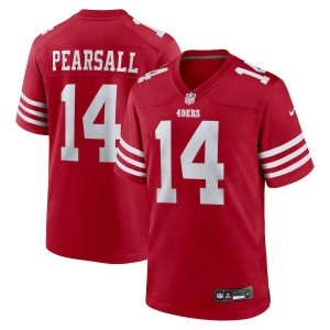 Nike 49ers 14 Ricky Pearsall Red Vapor Untouchable Limited Men Jersey