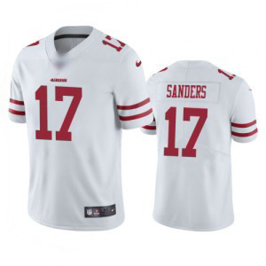 Nike 49ers 17 Emmanuel Sanders White Vapor Untouchable Limited Men Jersey