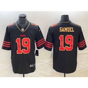 Nike 49ers 19 Deebo Samuel Black Gold Vapor Limited Men Jersey