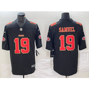 Nike 49ers 19 Deebo Samuel Black Red Vapor Limited Men Jersey