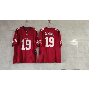 Nike 49ers 19 Deebo Samuel Red 2023 F.U.S.E Vapor Limited Men Jersey