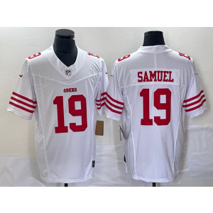 Nike 49ers 19 Deebo Samuel White 2023 F.U.S.E Vapor Limited Men Jersey