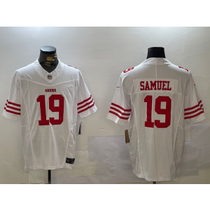 Nike 49ers 19 Deebo Samuel White F.U.S.E. Vapor Limited Men Jersey