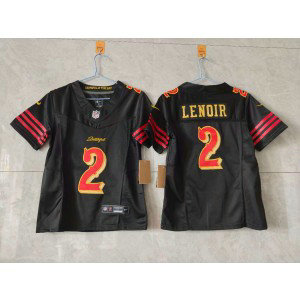 Nike 49ers 2 Lenoir Black Gold Rivalries F.U.S.E. Vapor Limited Women Jersey