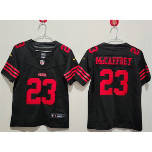 Nike 49ers 23 Christian McCaffrey Black F.U.S.E. Vapor Limited Women Jersey(Run Small) Nike 49ers 23 Christian McCaffrey Black F.U.S.E. Vapor Limited Women Jersey(Run Small)