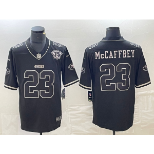 Nike 49ers 23 Christian McCaffrey Black Vapor Untouchable Limited Men Jersey