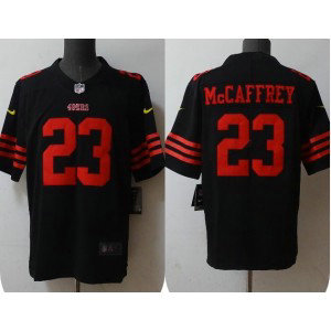Nike 49ers 23 Christian Mccaffrey Black 2022 New Vapor Untouchable Limited Men Jersey