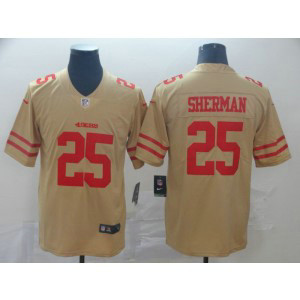 Nike 49ers 25 Richard Sherman Inverted Legend Limited Men Jersey