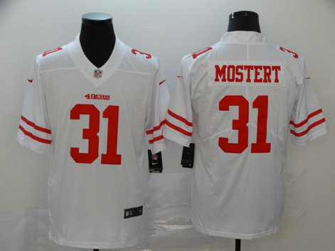 Nike 49ers 31 Raheem Mostert White Vapor Untouchable Limited Jersey