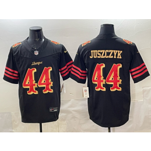 Nike 49ers 44 Juszczyk Black 2025 Rivalries F.U.S.E. Vapor Limited Men Jersey