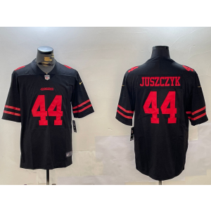 Nike 49ers 44 Kyle Juszczyk Black Vapor Untouchable Limited Men Jersey