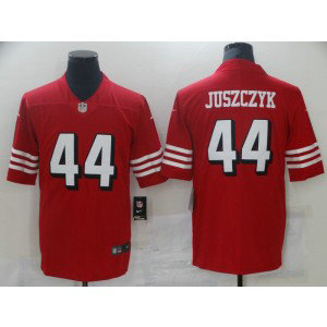 Nike 49ers 44 Kyle Juszczyk Red Vapor Limited Men Jersey