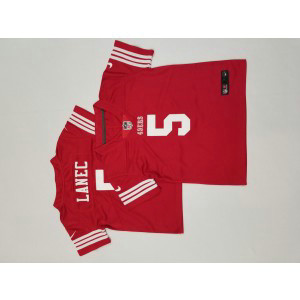 Nike 49ers 5 Trey Lance Red Toddler Jersey
