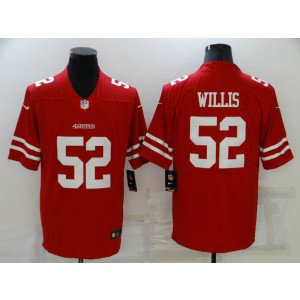 Nike 49ers 52 Patrick Willis Red Vapor Untouchable Limited Men Jersey