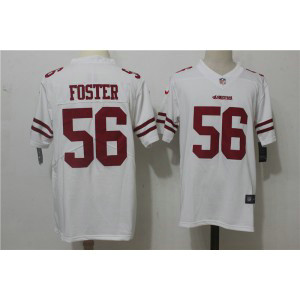 Nike 49ers 56 Reuben Foster White Vapor Untouchable Limited Men Jersey