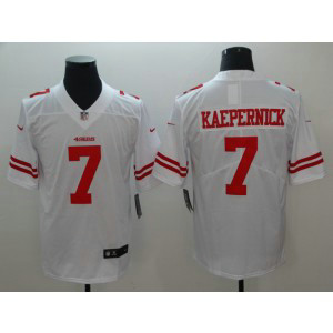 Nike 49ers 7 Colin Kaepernick White Vapor Untouchable Limited Men Jersey