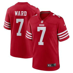 Nike 49ers 7 Ward Red Vapor Untouchable Limited Men Jersey