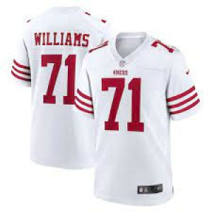 Nike 49ers 71 Williams White Vapor Untouchable Limited Men Jersey