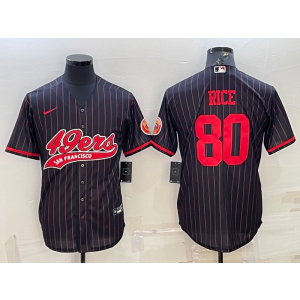 Nike 49ers 80 Jerry Rice Vapor Baseball Limited Men Jersey