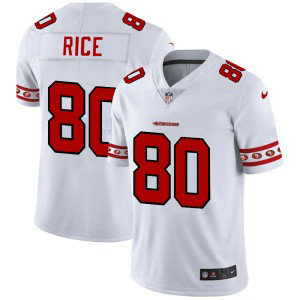 Nike 49ers 80 Jerry Rice White 2019 New Vapor Untouchable Limited Men Jersey