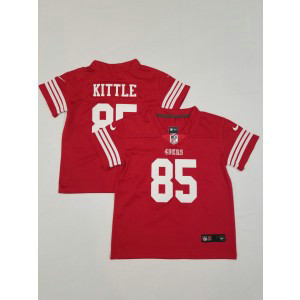 Nike 49ers 85 George Kittle Red Toddler Jersey