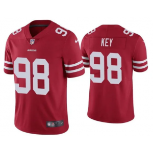 Nike 49ers 98 Arden Key Red Vapor Untouchable Limited Men Jersey