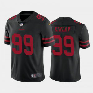 Nike 49ers 99 Javon Kinlaw Black 2020 NFL Draft Vapor Limited Men Jersey