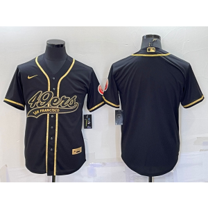 Nike 49ers Blank Black Vapor Baseball Limited Men Jersey