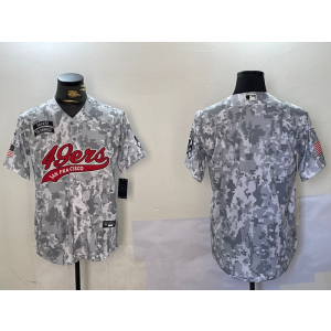 Nike 49ers Blank Camo Vapor Baseball Limited Men Jerseyey