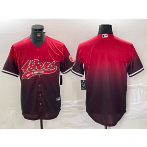 Nike 49ers Blank Red Drift Vapor Baseball Limited Men Jersey