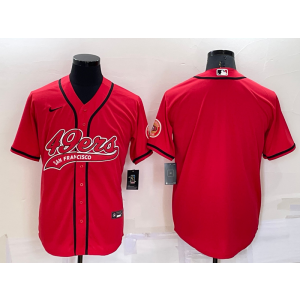 Nike 49ers Blank Red Vapor Baseball Limited Men Jersey