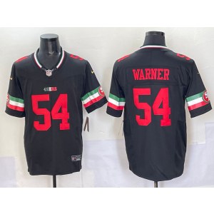 Nike 49ers Warner Black Red F.U.S.E. Vapor Limited Men Jersey
